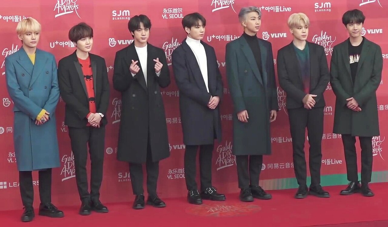 BTS at Golden Disc Awards red carpet 2019