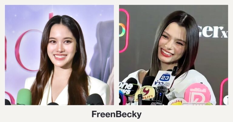FreenBecky（Freen SarochaとBecky Armstrongの写真2枚を並べた編集サムネイル）