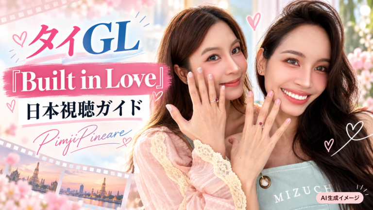 タイGL『Built in Love』日本視聴ガイド用の非公式AI生成イメージ（出演者本人の写真ではありません）