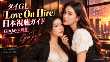 タイGLドラマ『Love On Hire』日本視聴ガイド｜GinJayをイメージしたAI生成イラスト